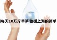 杭州每天10万斤早笋驰援上海的简单介绍
